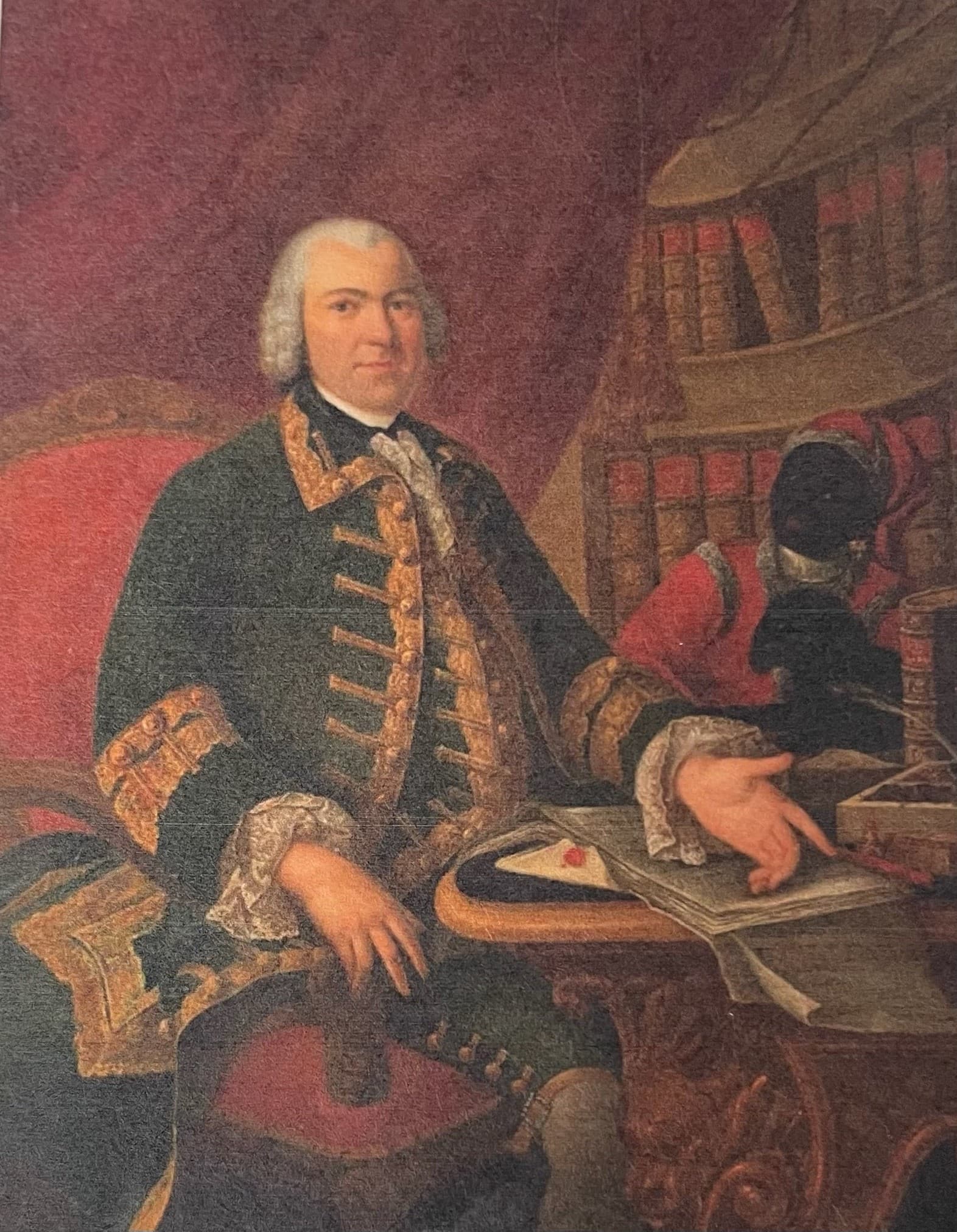 Dominique Deurbroucq et un jeune garçon vivant en esclavage à Nantes, Pierre-Bernard Morlot