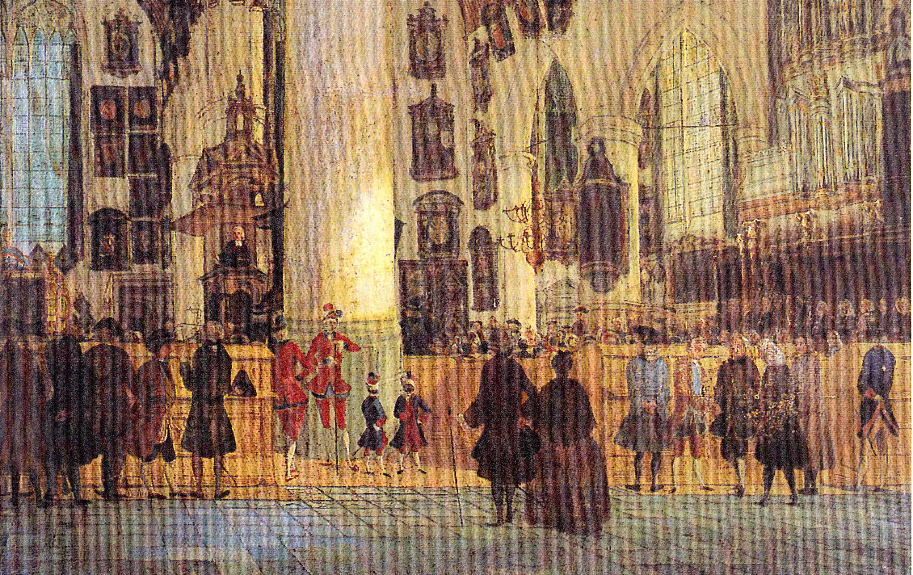 Cupido and Sideron in the Great Church of The Hague, Albertus Frese
